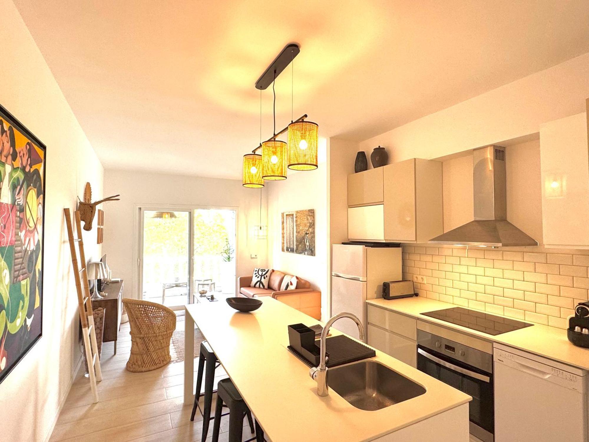 Appartement Nobe Es Pujols Proche Plage, Vue Mer 外观 照片